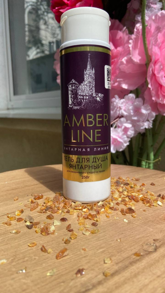 гель для душа amber line