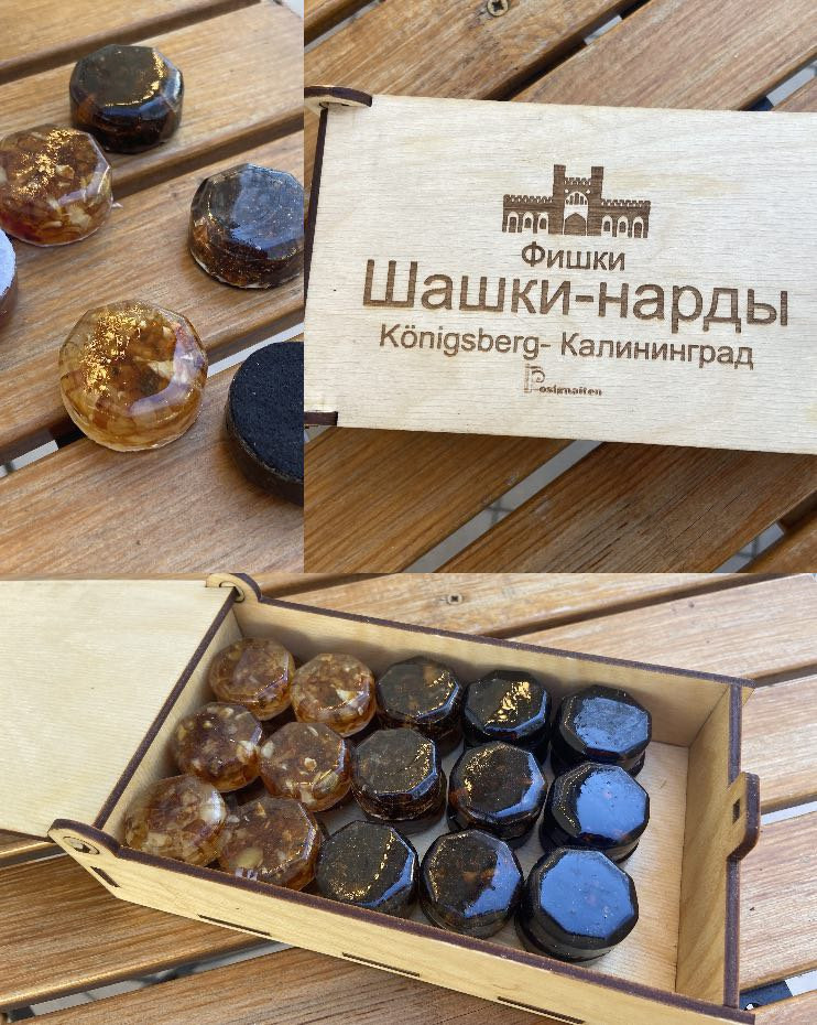 фишки шашки - нарды большие