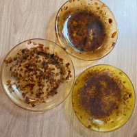 тарелка янтарная