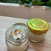 мини свечки в баночке с крышкой