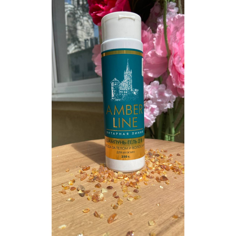 шампунь - гель 2в1 amber line