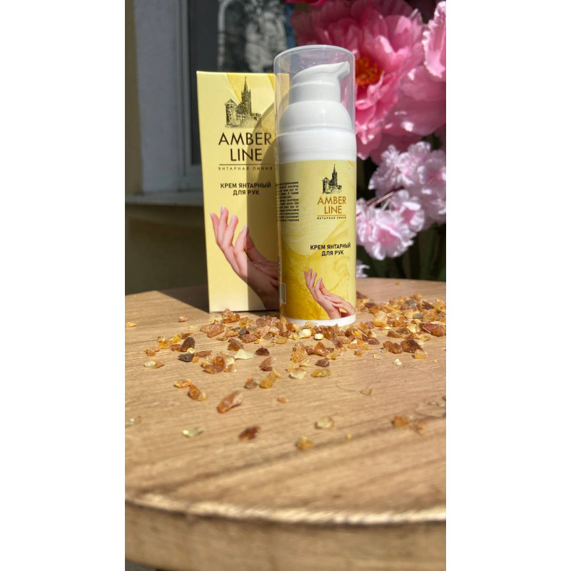 крем для рук янтарный премиум amber line